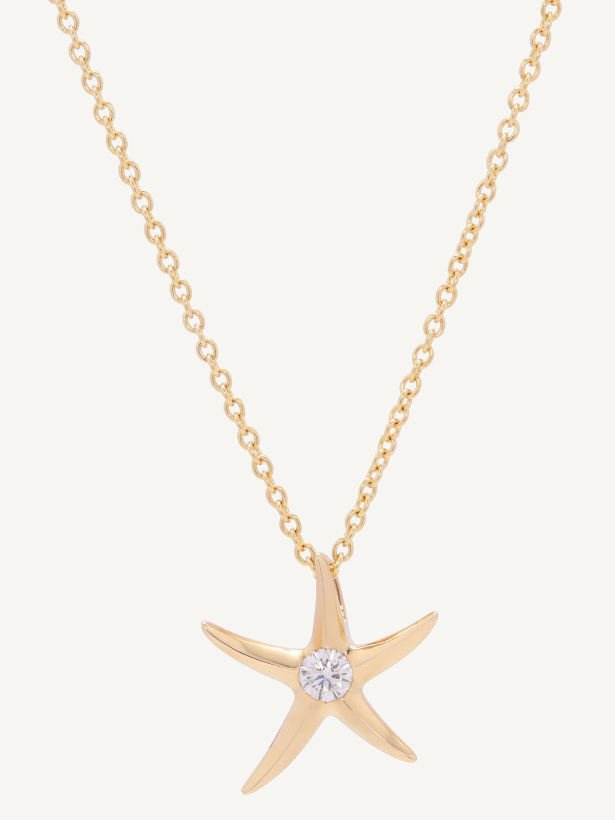 Diamond Fish Chain 18ct yellow gold diamond star fish pendant & trace chain – LanesJewellery