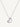 18ct white gold diamond heart pendant and chain
