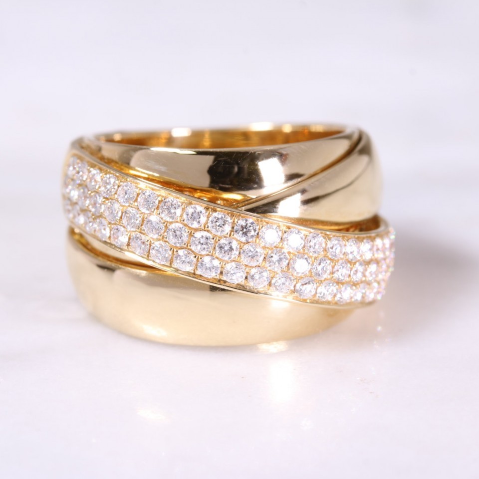 wide white gold wedding bands with diamonds