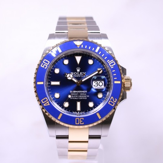 Unworn Rolex Submariner Date Steel & Gold Blue 126613LB